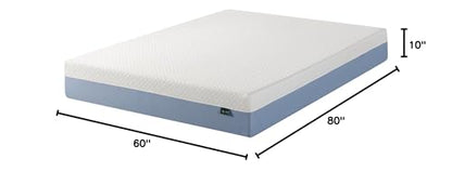 Queen Mattress, 10 Inch Memory Foam Bed in a Box, Medium Feel with Cooling Layers, Fiberglass Free & Certified Safe Materials