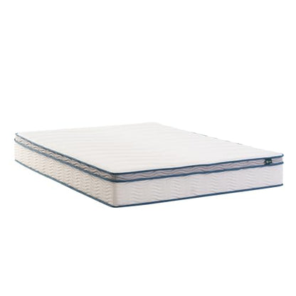 10 Inch Full Size Hybrid Spring Mattress in a Box, Medium Firm Bed with Durable Support, Fiberglass-Free, Certified Safe Foams & Fabric