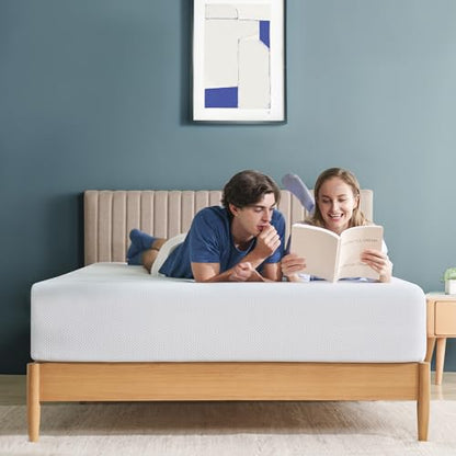 14-Inch Cool Memory Foam Hybrid Mattress, Queen Size, Medium Firm, Pressure Relief, CertiPUR-US Certified, Mattress in a Box