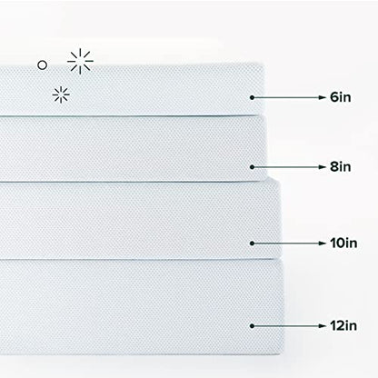 12-Inch Cool Gel Memory Foam Mattress, Twin Size, Medium Firm, Cooling, Pressure Relief, CertiPUR-US Certified, No Fiberglass