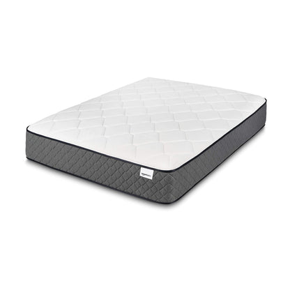 King Mattress, 12 Inch Hybrid Memory Foam Bed in a Box, Medium Feel with Motion Isolation Springs, White/Gray