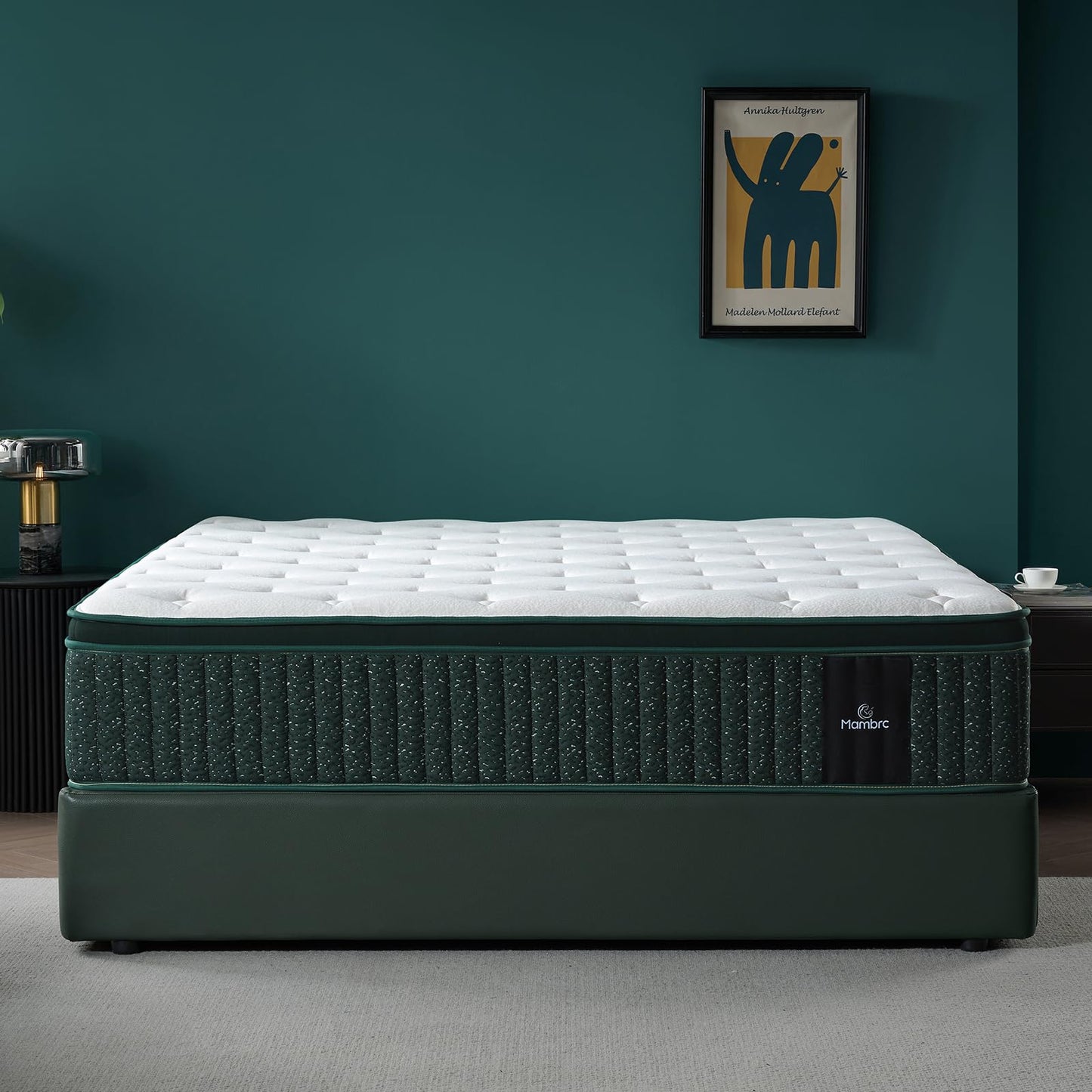 Queen Mattress, 14 Inch Hybrid Bed in a Box with Gel Memory Foam & Pocket Springs, Cooling Comfort & Medium Firm Support
