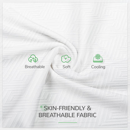 10 Inch Queen Memory Foam Mattress | Gel Foam for Cool Sleep & Pressure Relief | Medium Plush