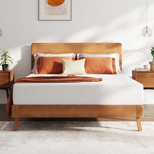 King Size Mattress, 12 Inch Memory Foam Bed in a Box, Plush Feel, Pressure Relief & Motion Isolation, CertiPUR-US Certified