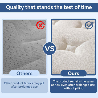 12 Inch Full Size Hybrid Mattress in a Box, Cooling Memory Foam & Independent Springs, Soft Breathable Bed for Back Pain Relief, Medium, CertiPUR-US