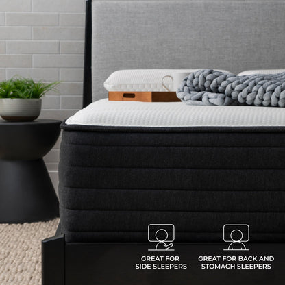 12 Inch California King Hybrid Gel Memory Foam Mattress