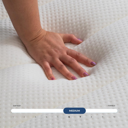 12 Inch California King Hybrid Gel Memory Foam Mattress