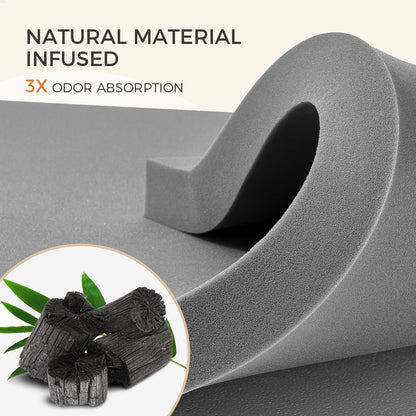 10 Inch Twin Size Gel Memory Foam Mattress, Medium Firm Bed for Pressure Relief & Motion Isolation, CertiPUR-US Certified, Made in USA