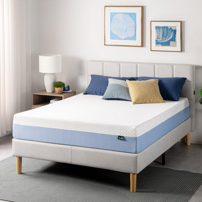 Queen Mattress, 10 Inch Memory Foam Bed in a Box, Medium Feel with Cooling Layers, Fiberglass Free & Certified Safe Materials