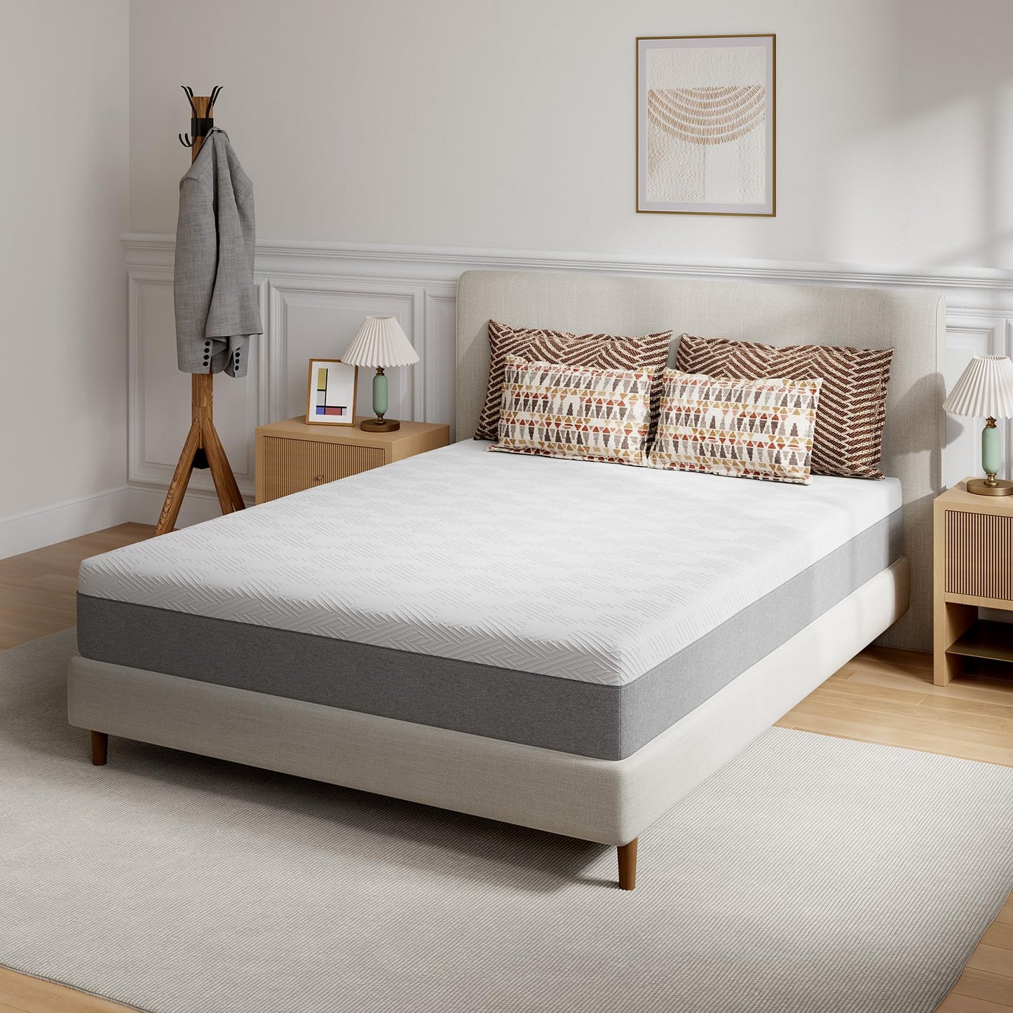 10-Inch Gel Memory Foam Mattress, King Size, Comfort Foam for Pressure Relief & Support, Cool Night Sleep, CertiPUR-US Certified, Mattress in a Box