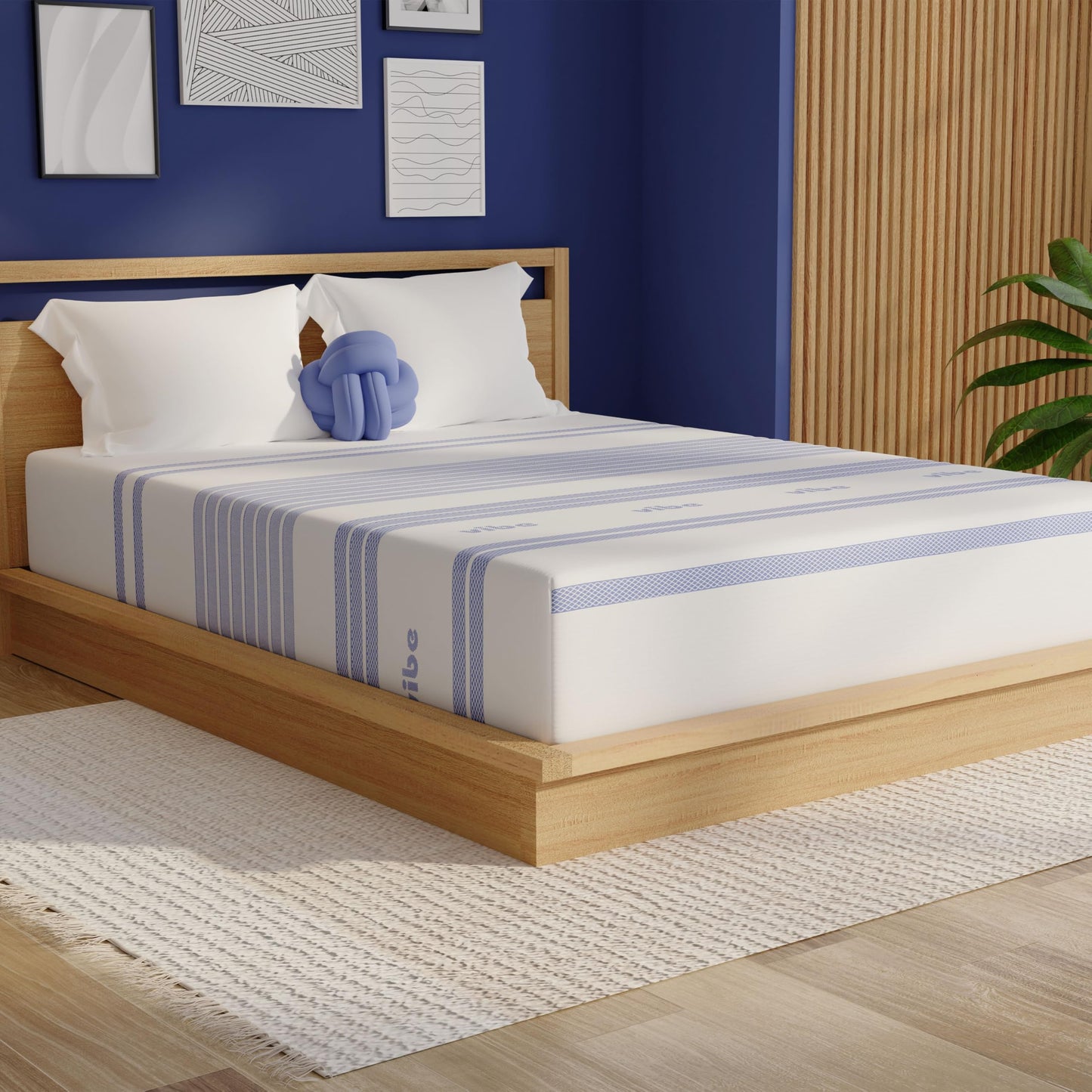 10 Inch King Memory Foam Mattress | Gel Bed in a Box | Fiberglass Free | CertiPUR-US Certified | White